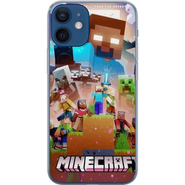 Apple iPhone 12 mini Läpinäkyvä kuori Minecraft