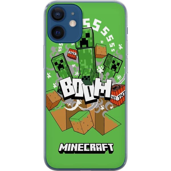 Apple iPhone 12 mini Gennemsigtig cover Minecraft Boom