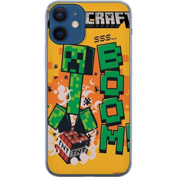 Apple iPhone 12 mini Gjennomsiktig deksel Minecraft Boom
