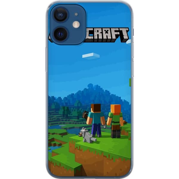 Apple iPhone 12 mini Gennemsigtig cover Minecraft Key Art