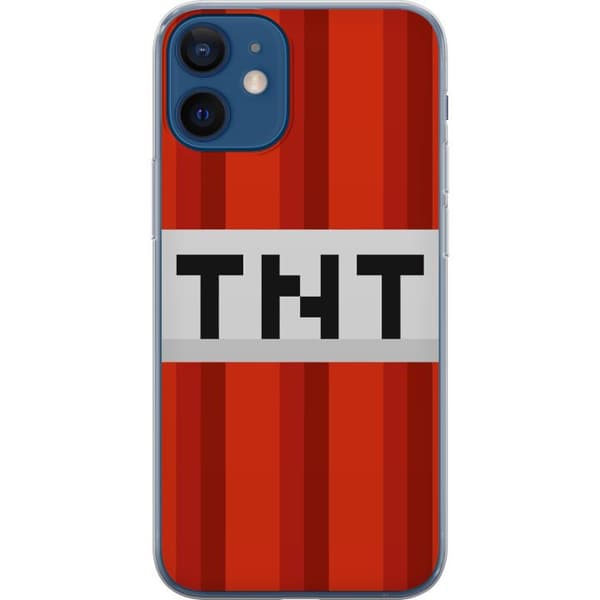 Apple iPhone 12 mini Gjennomsiktig deksel Minecraft TNT