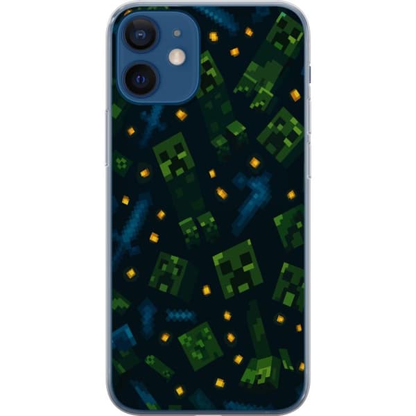 Apple iPhone 12 mini Gjennomsiktig deksel Minecraft Dungeons Mob