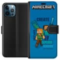 Miniatyrbillede 1 af 3: Apple iPhone 12 Pro Max Tegnebogsetui Minecraft Huler