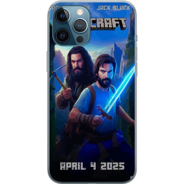 Apple iPhone 12 Pro Max Gennemsigtig cover En Minecraft-film