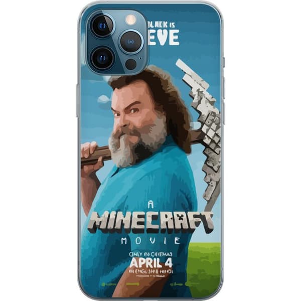 Apple iPhone 12 Pro Max Gennemsigtig cover En Minecraft-film