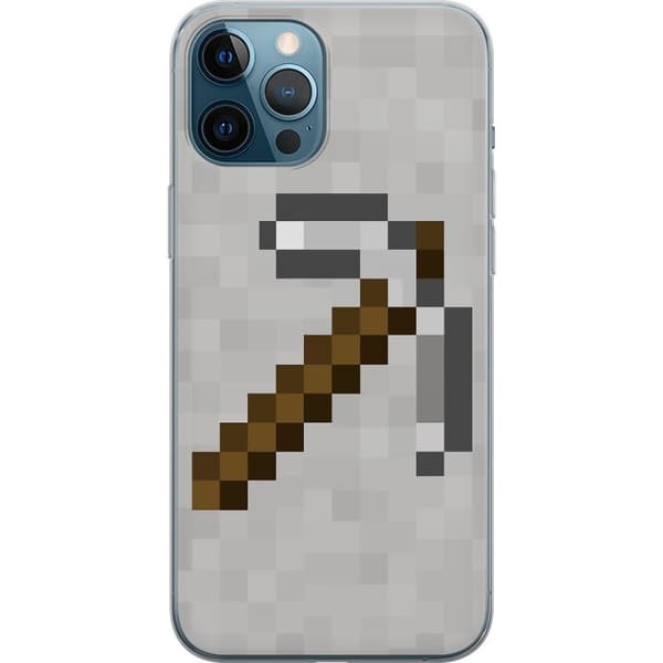 Apple iPhone 12 Pro Max Gjennomsiktig deksel Minecraft Verktøy