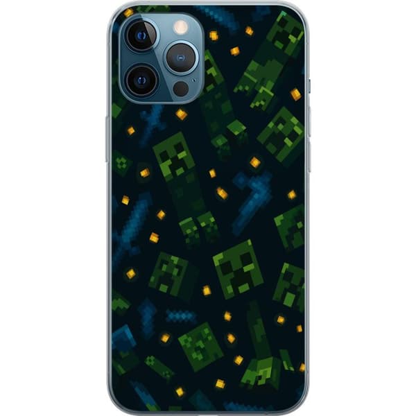 Apple iPhone 12 Pro Max Gjennomsiktig deksel Minecraft Dungeons Mob