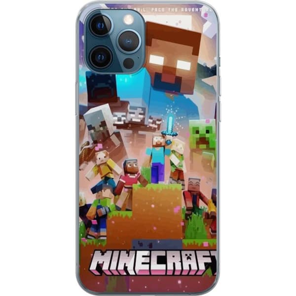 Apple iPhone 12 Pro Gennemsigtig cover Minecraft