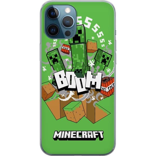 Apple iPhone 12 Pro Gennemsigtig cover Minecraft Boom