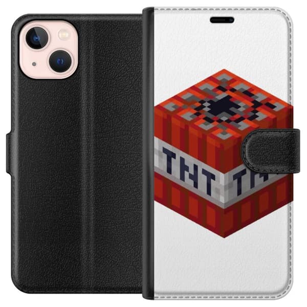 Apple iPhone 13 mini Tegnebogsetui Minecraft TNT