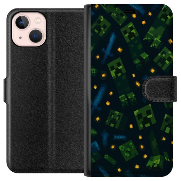 Apple iPhone 13 Lompakkokotelo Minecraft Dungeons Mob