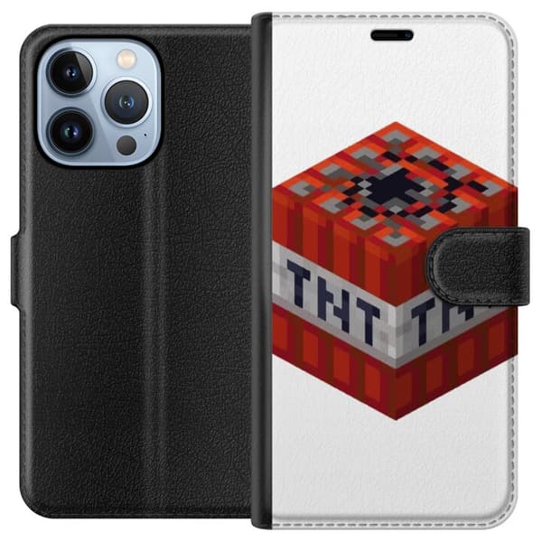 Apple iPhone 13 Pro Lommeboketui Minecraft TNT