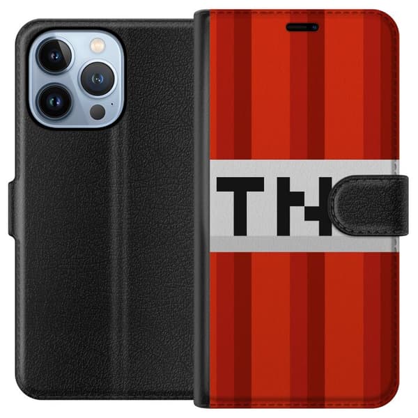 Apple iPhone 13 Pro Lompakkokotelo Minecraft TNT