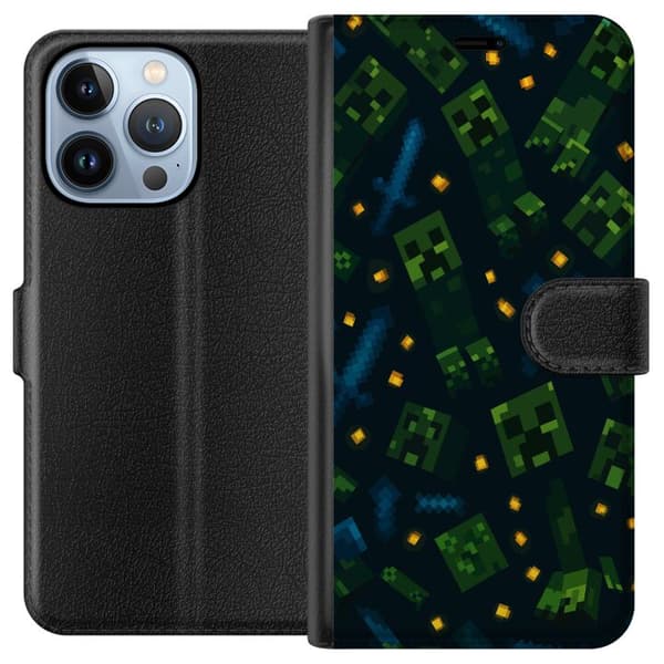 Apple iPhone 13 Pro Tegnebogsetui Minecraft Dungeons Mob