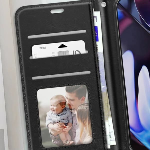 Etui för Google Pixel 9 Pro XL Plånbok med Handrem Mayaxess Svart