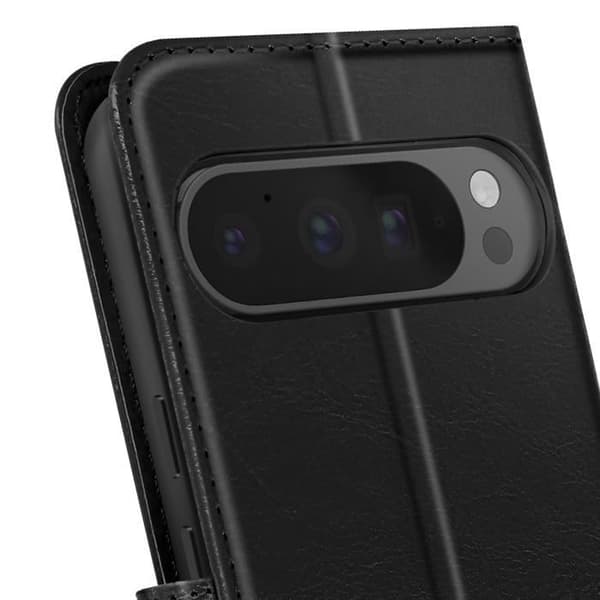 Etui för Google Pixel 9 Pro XL Plånbok med Handrem Mayaxess Svart