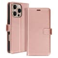 Miniatyrbild 1 av 4: Fodral för iPhone 16 Pro Plånbok med Handledsrem Mayaxess Roséguld