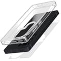 Miniatyrbild 2 av 4: Packskydd för Samsung Galaxy S25 Ultra Fodral och Härdat Glas Mayaxess Transparent