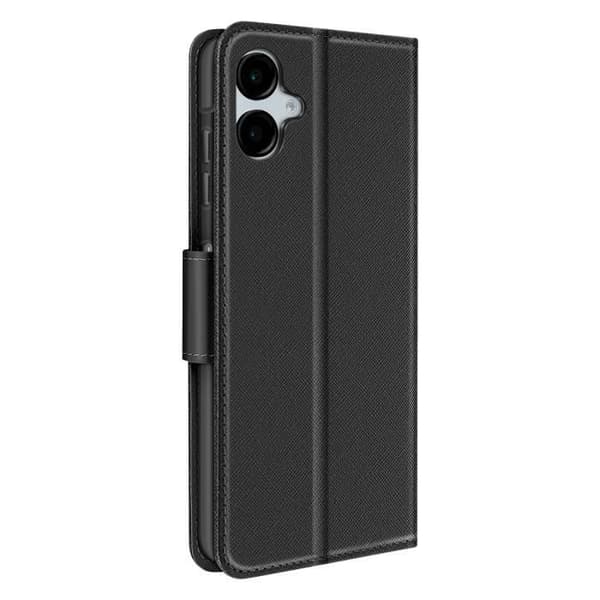 Etui för Samsung Galaxy A06 Klädesplagg Portfölj Fancy Svart