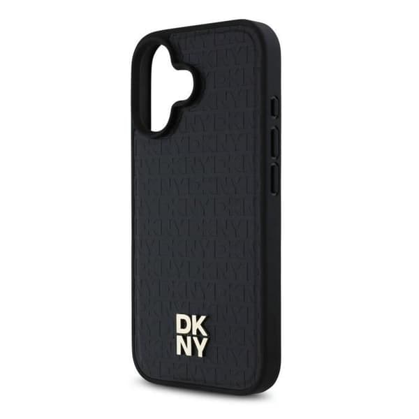 Baksidan för iPhone 16 Plus Kompatibel med MagSafe DKNY Svart