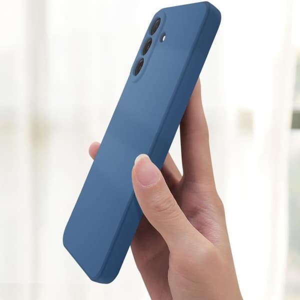 Coque för Samsung Galaxy A26 Silikon Mjuk Matt Mörkblå