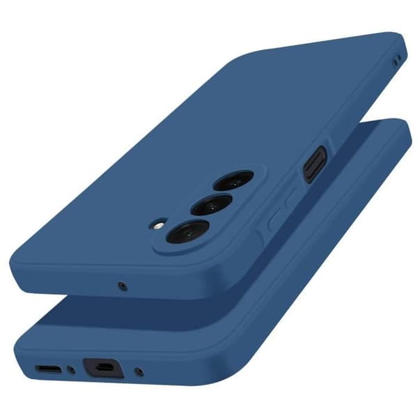 Coque för Samsung Galaxy A26 Silikon Mjuk Matt Mörkblå