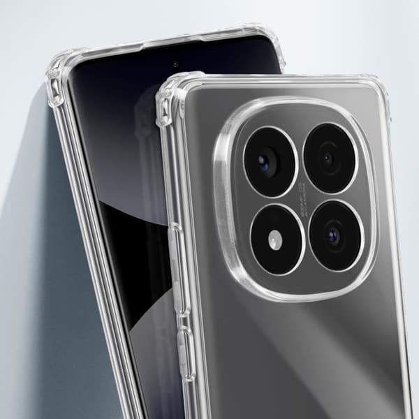 Skyddskal för Xiaomi Redmi Note 14 Pro och 14 Pro Plus Förstärkta hörn Transparent