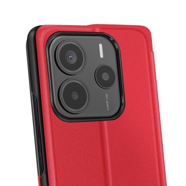Fodral för Xiaomi Redmi Note 14 5G Med Stativ Röd