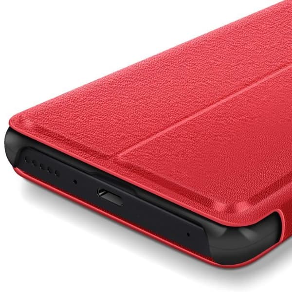 Fodral för Xiaomi Redmi Note 14 5G Med Stativ Röd