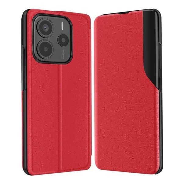 Fodral för Xiaomi Redmi Note 14 5G Med Stativ Röd