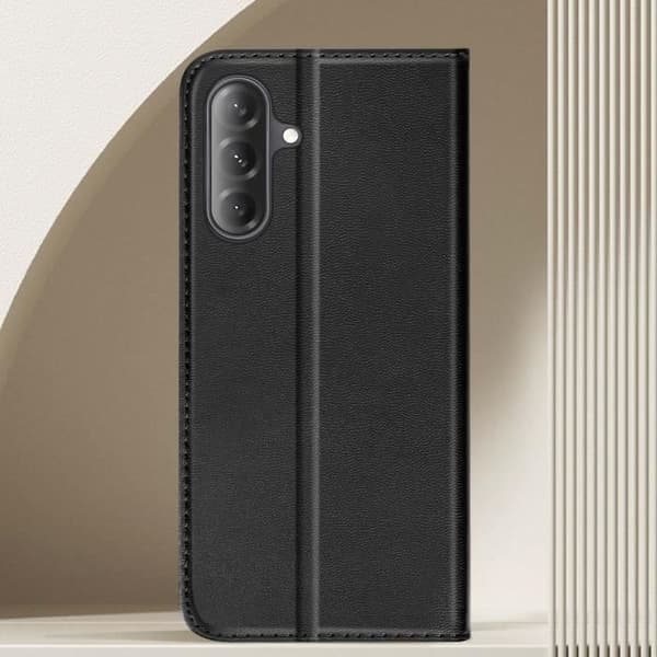 Samsung Galaxy A26 Fodral med Magnetiskt Portföljstöd Svart