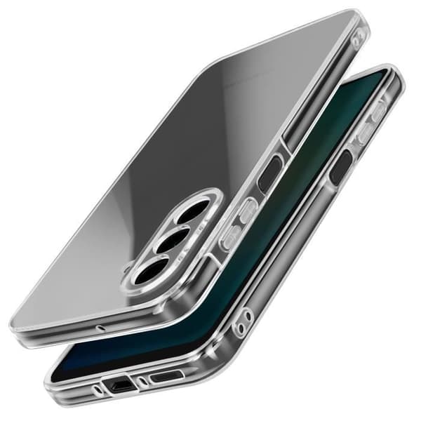 Coque för Samsung Galaxy A26 Kontur Silikon Baksida Akryl Transparent