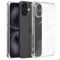 Miniatyrbild 1 av 4: Stöttålig skal för iPhone 16 Plus med förstärkta hörn Mayaxess Transparent