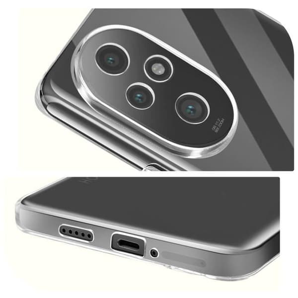 Coque för Honor 200 Pro Silicone Souple Mayaxess Transparent