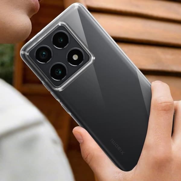 Coque för Xiaomi 14T Pro Silikon Mjuk Mayaxess Transparent