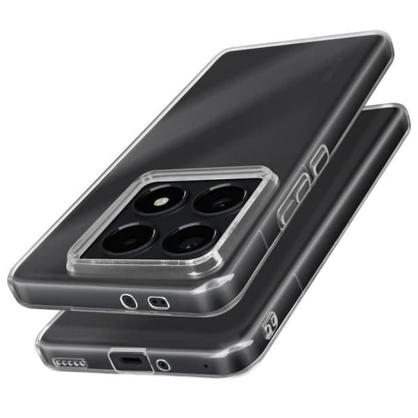 Coque för Xiaomi 14T Pro Silikon Mjuk Mayaxess Transparent