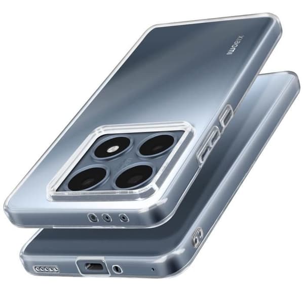 Coque för Xiaomi 14T Silikon Mjuk Mayaxess Transparent