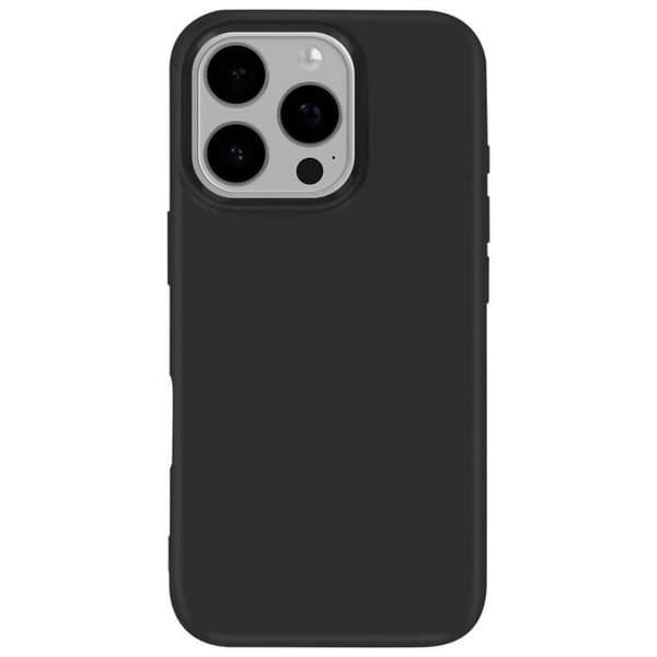 Coque för iPhone 16 Pro Silikon Mjuk Tunn Beläggning Mayaxess Svart