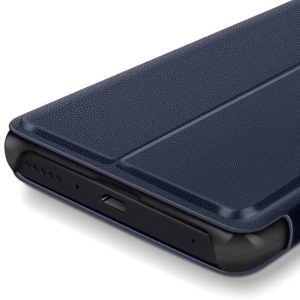 Etui för Xiaomi Redmi Note 14 5G Fällbart Stöd för Video Mörkblå