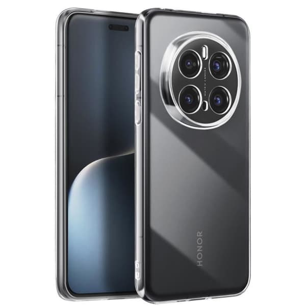 Siliconfodral för Honor Magic 7 Pro, Transparent Akryl Baksida