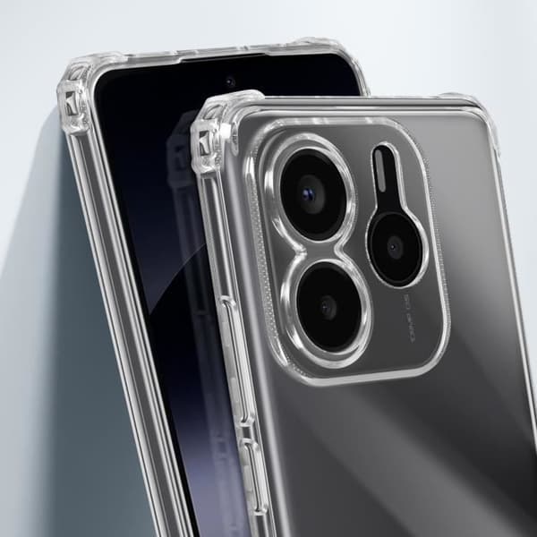 Skyddsskal för Xiaomi Redmi Note 14 5G Stötsäker Flexibel Förstärkta hörn Transparent