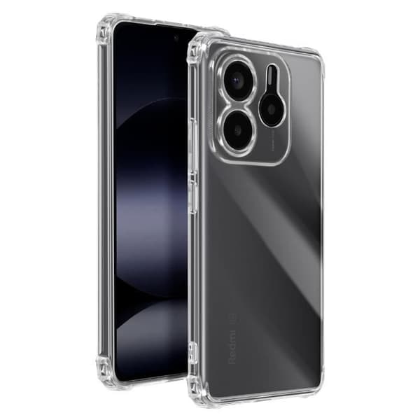 Skyddsskal för Xiaomi Redmi Note 14 5G Stötsäker Flexibel Förstärkta hörn Transparent