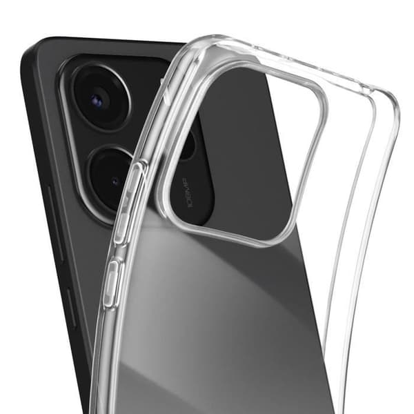 Skyddsskal för Xiaomi Redmi Note 14 4G Kontur Silikon Transparent Akrylbaksida