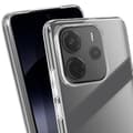 Miniatyrbild 4 av 4: Skyddsskal för Xiaomi Redmi Note 14 4G Kontur Silikon Transparent Akrylbaksida