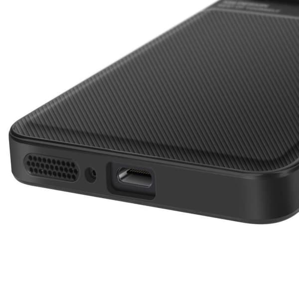 Coque för Xiaomi Redmi Note 14 5G Bi-material Stötsäker Svart