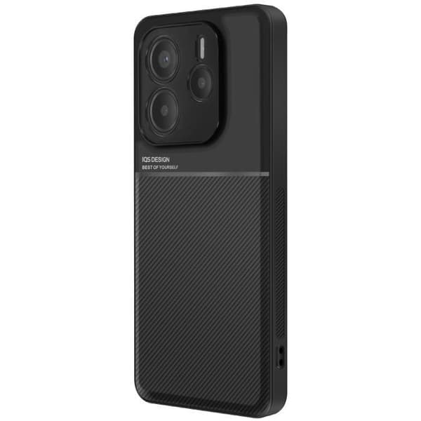 Coque för Xiaomi Redmi Note 14 5G Bi-material Stötsäker Svart