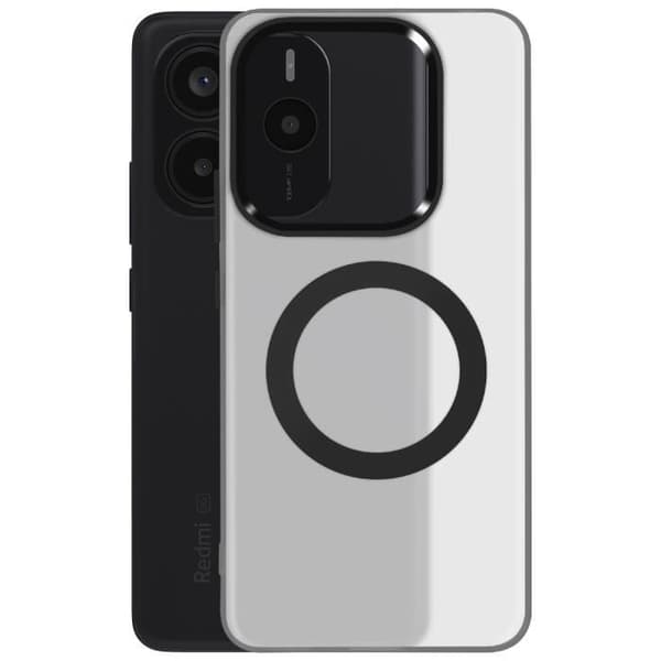 Coque för Xiaomi Redmi Note 14 5G MagSafe Stötabsorberande Militär Kvalitet Svart