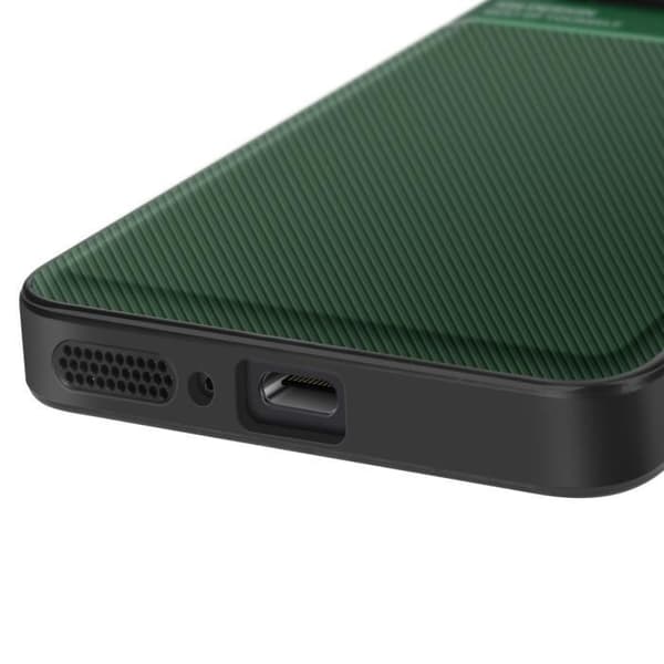 Coque för Xiaomi Redmi Note 14 5G Bi-material Antichock Grön