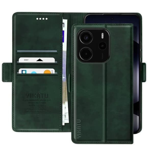 Etui för Xiaomi Redmi Note 14 4G Videostöd Grön gran
