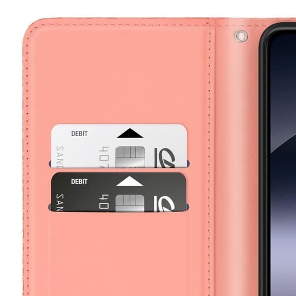 Ärende för Xiaomi Redmi Note 14 5G Mandala Blommor Plånbok Stöd Rosa